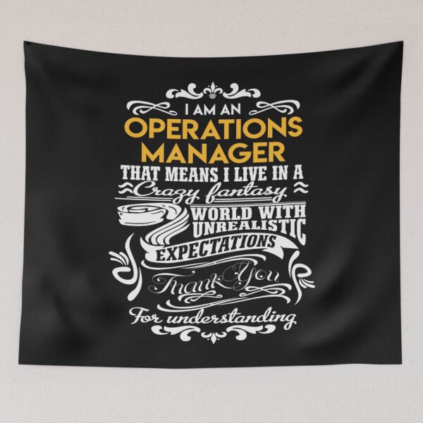 Item preview, Operations Manager T-ShirtOperations Manager T Shirt - Live In Crazy Fantastic World 2 Gift Item Tee designed and sold by SurryMarsh.