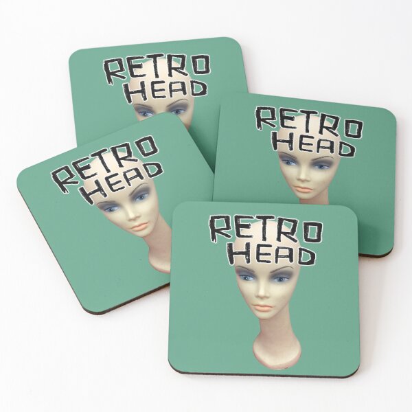 Item preview, Retro Head Doll Head for Vintage Lover designed and sold by badlydrawnbabe.