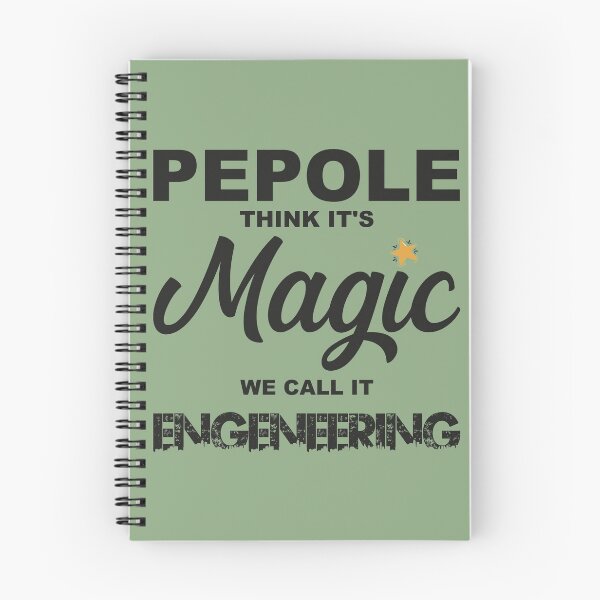 Item preview, People think it's Magic We call it ENGENEERING, Gift for Engineer, Engineers, ENGINEERING funny designed and sold by IzzyTheWizz.