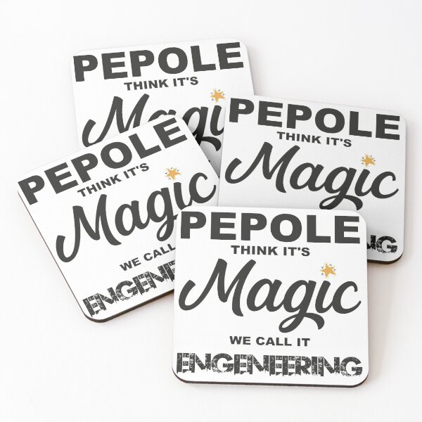 Item preview, People think it's Magic We call it ENGENEERING, Gift for Engineer, Engineers, ENGINEERING funny designed and sold by IzzyTheWizz.