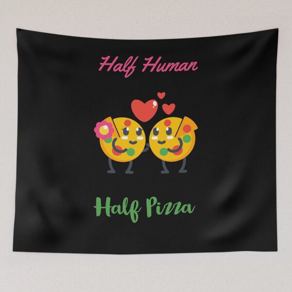 Item preview, Half Human Half Pizza - Cute Pizza  designed and sold by Cool Store.