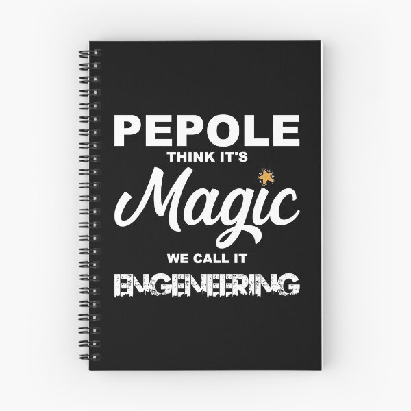 Item preview, People think it's Magic We call it ENGENEERING, Gift for Engineer, Engineers, ENGINEERING funny designed and sold by IzzyTheWizz.