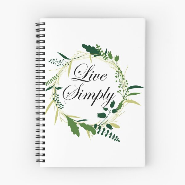 Item preview, Live Simply Inspirational Floral T-Shirt designed and sold by Uday24.