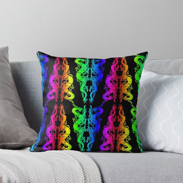 Item preview, Rainbow Celtic Dragons designed and sold by ingridthecrafty.