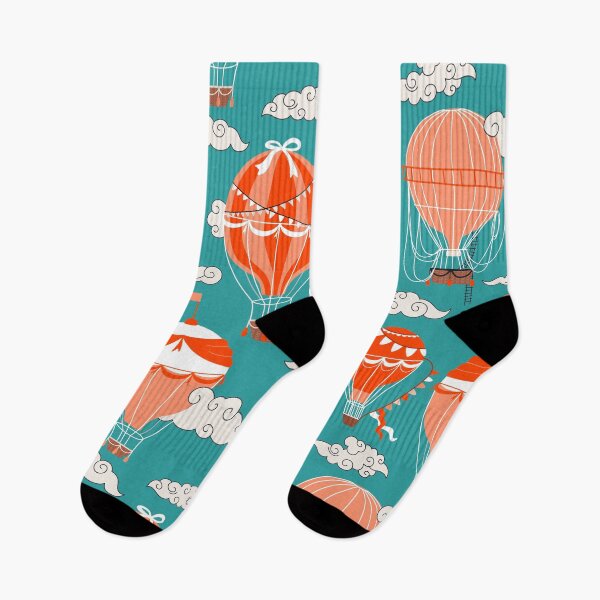 Item preview, Cotton Candy Hot Air Balloons Pattern designed and sold by space-kitten.