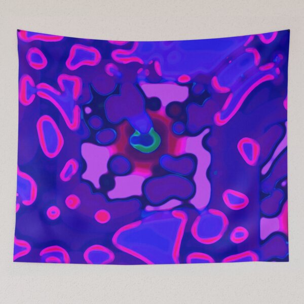 Item preview, Contagious funky virus - abstract landscape designed and sold by Xdelacra.