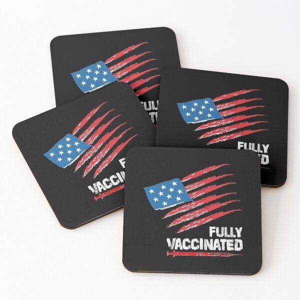 Item preview, I Identify As Vaccinated Patriotic American Flag 4th of July designed and sold by pannolinno.
