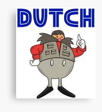 Zeb Coulter/Dutch Mantel Dr Eggman (sonic the hedgehog/wrestling)) Canvas Print