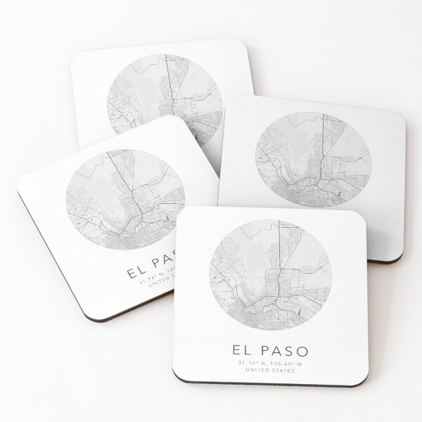 Item preview, El Paso, USA Map - Minimalist designed and sold by Mapable.