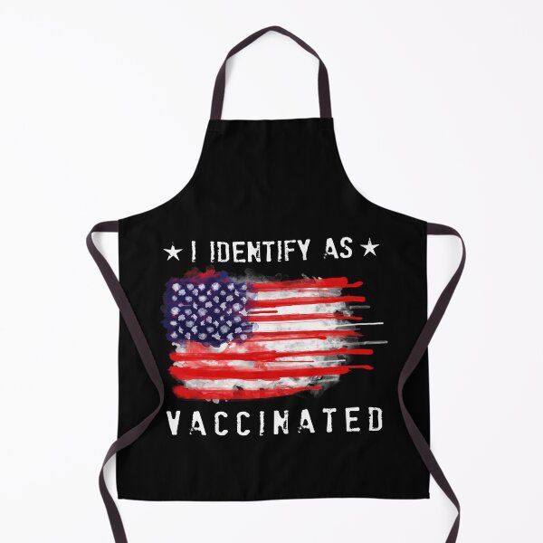 Item preview, I Identify As Vaccinated Patriotic American Flag 4th of July designed and sold by pannolinno.
