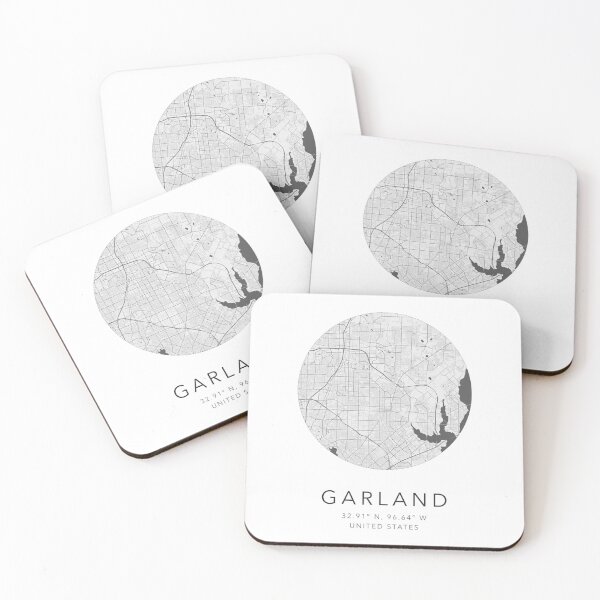Item preview, Garland, USA Map - Minimalist designed and sold by Mapable.