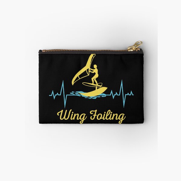 Item preview, Wing Foiling Surfing Heartbeat Funny designed and sold by CuteDesigns1.