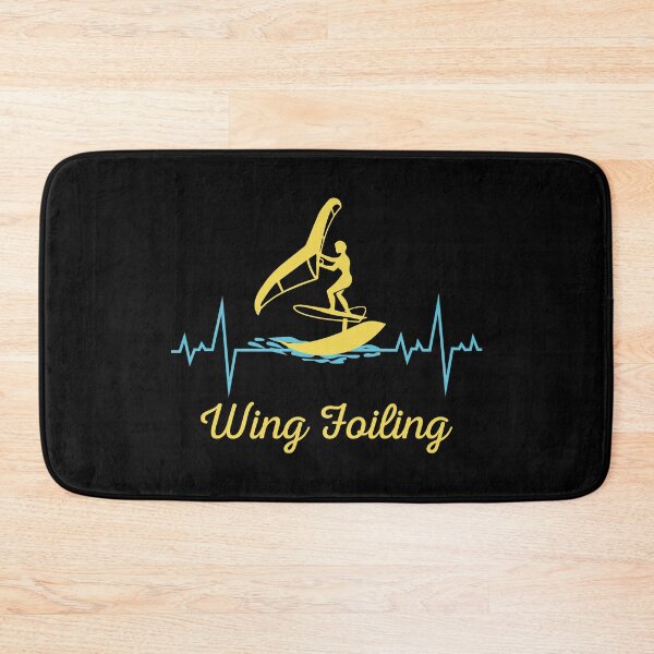 Item preview, Wing Foiling Surfing Heartbeat Funny designed and sold by CuteDesigns1.