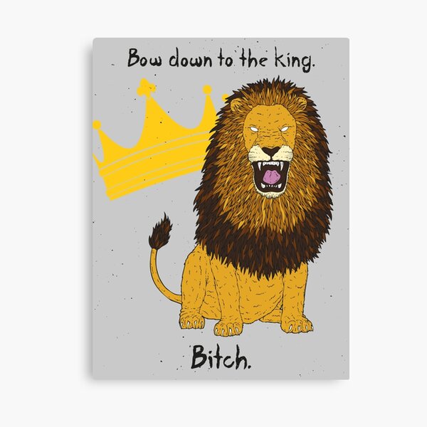 Angry Lion Canvas Print