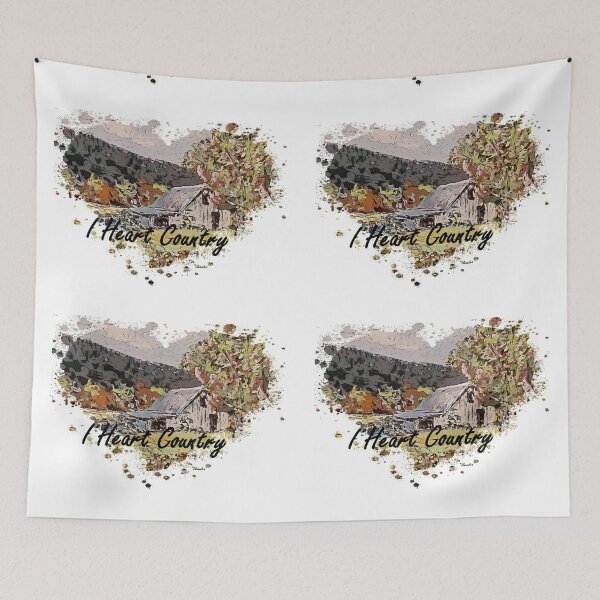 Item preview, I Heart Country with Words designed and sold by EloiseArt.