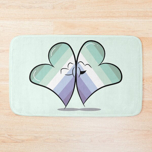 Item preview, Two Hearts in Love (MLM Gay Pride Flags) designed and sold by FrolicDesigns.