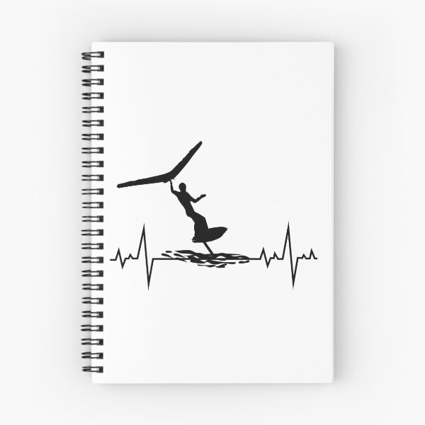 Item preview, Wing Foiling Surfing Heartbeat Funny designed and sold by CuteDesigns1.