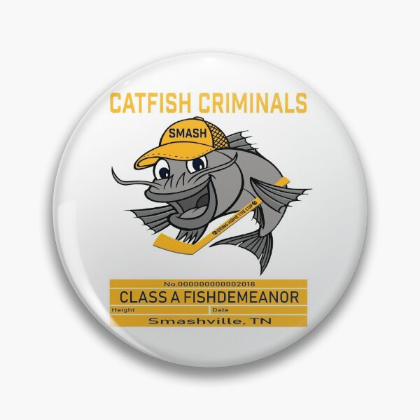 Item preview, Catfish Criminals SMASHVILLE hockey designed and sold by CynFabbCrafts.
