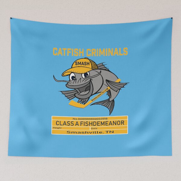 Item preview, Catfish Criminals SMASHVILLE hockey designed and sold by CynFabbCrafts.
