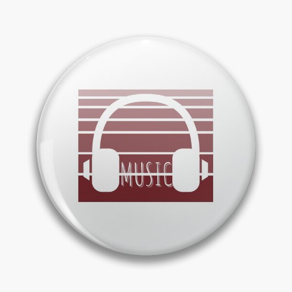 Item preview, Maroon Music head phones Design with written text designed and sold by Crazy-art-land.