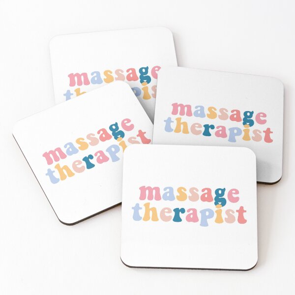 Item preview, Massage therapist typography designed and sold by flatbrownbread.