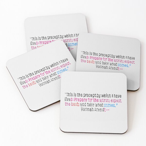 Item preview, Hannah Arendt prepare quotes designed and sold by KennyLucky.