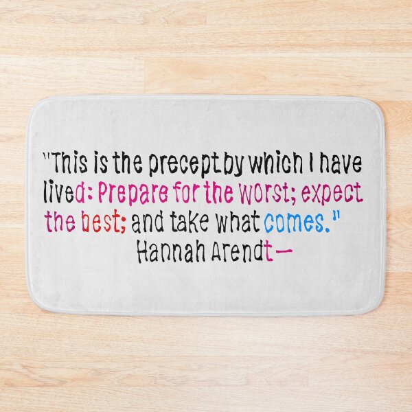 Item preview, Hannah Arendt prepare quotes designed and sold by KennyLucky.