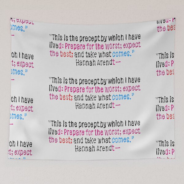 Item preview, Hannah Arendt prepare quotes designed and sold by KennyLucky.