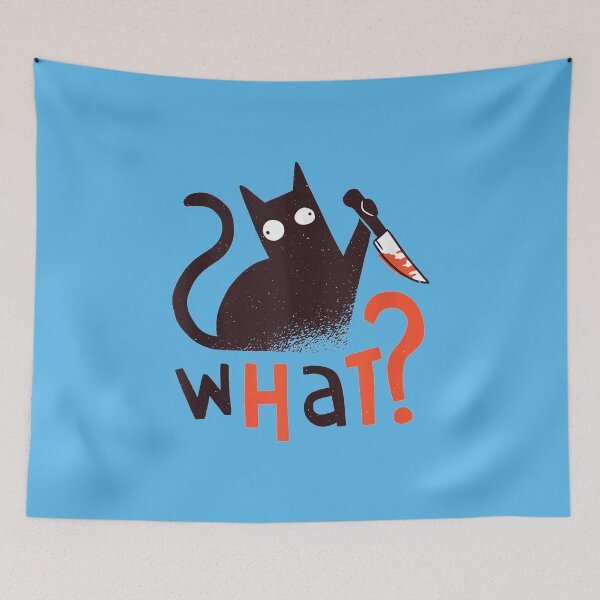 Item preview, Funny Murder Cat designed and sold by CynFabbCrafts.