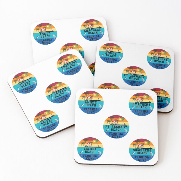 Item preview, Florida Keys Beaches - Annes Smathers Calusa Sombrero Ft Zachary Taylor designed and sold by KeysTreasures.