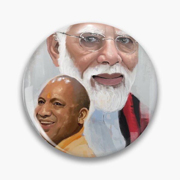 Item preview, Narendra modi ji with Adityanath Yogi ji designed and sold by indcyborg.
