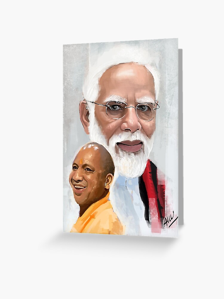 Portrait of Yogi Adityanath by aartijadli on Stars Portraits