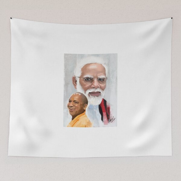 Item preview, Narendra modi ji with Adityanath Yogi ji designed and sold by indcyborg.