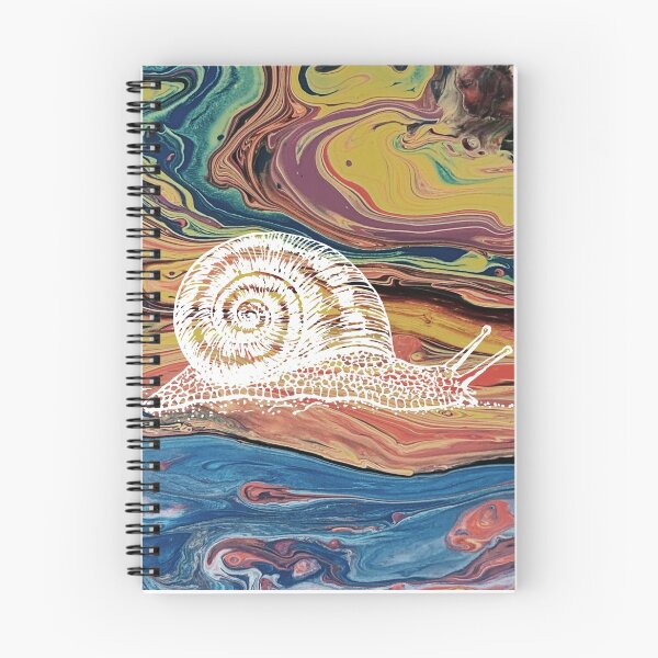 Item preview, Artistic Paint Swirl Snail designed and sold by Natasha Rolfe.