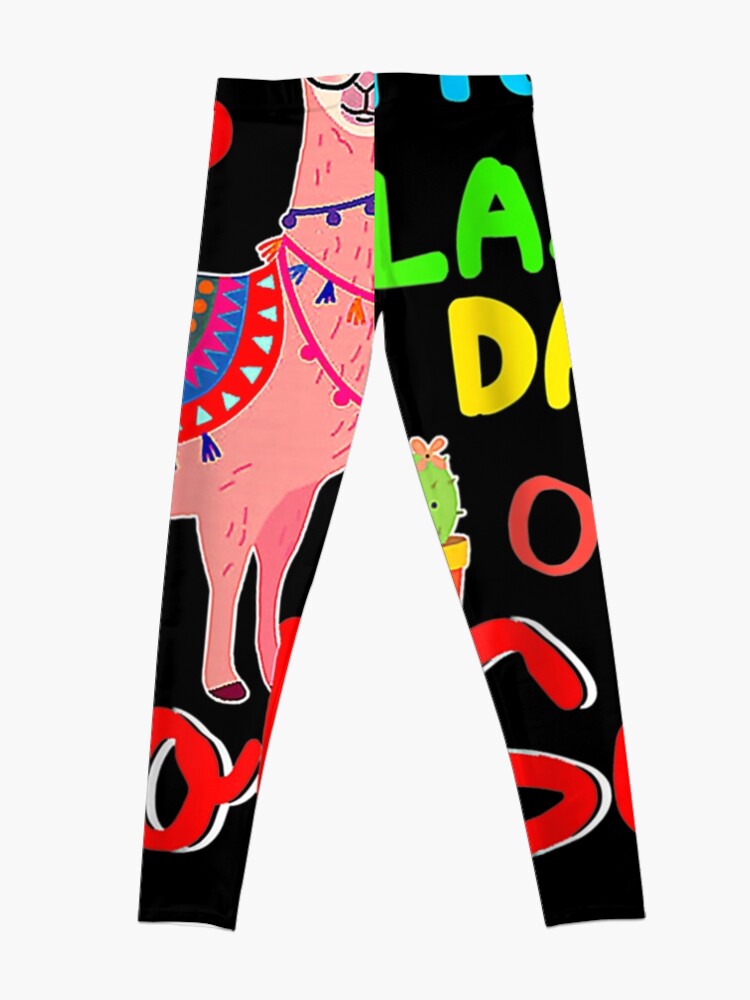 Discover Happy Last Day Of School Llama Students And Teachers  Leggings