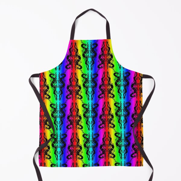 Item preview, Celtic Black Dragons on Rainbow designed and sold by ingridthecrafty.