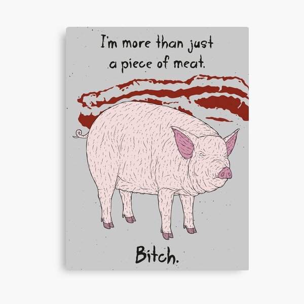 Angry Pig Canvas Print