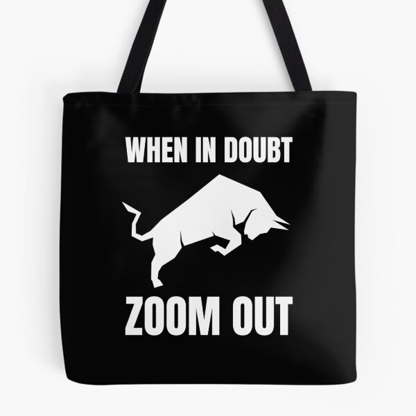 Item preview, When In Doubt Zoom Out Bull designed and sold by Ensjodesigns.
