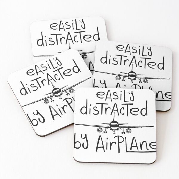 Item preview, Easily Distracted By Airplanes classic t-shirt designed and sold by Artezia.