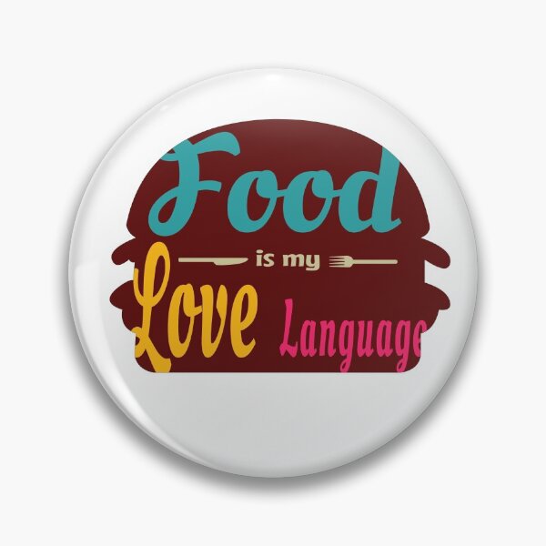 Item preview, Food is my Love language hamburger designed and sold by OldDuck-Design.