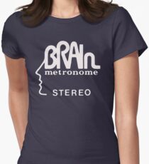 brain records krautrock neu Women's Fitted T-Shirt