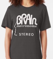 brain records krautrock neu Slim Fit T-Shirt