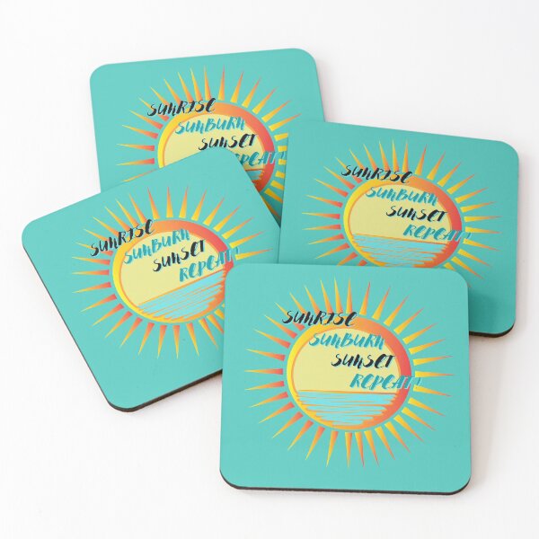 Item preview, Sunrise Sunburn Sunset Repeat designed and sold by SmartTShirtTime.