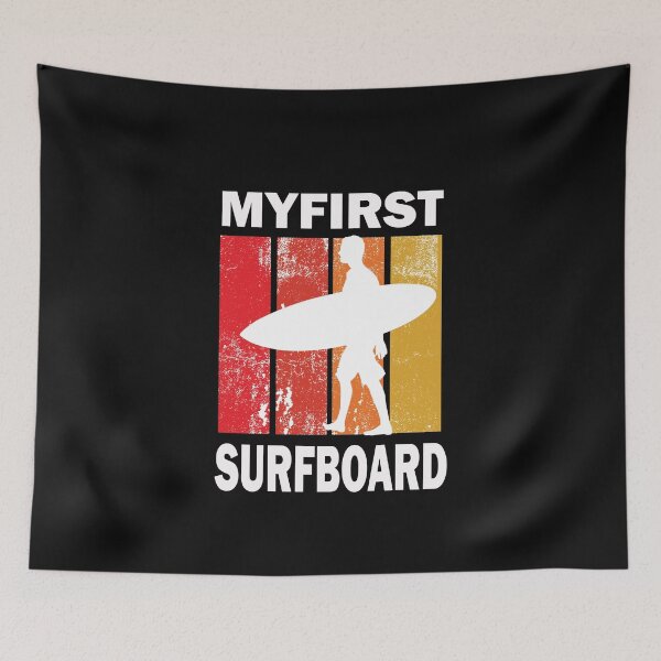 Item preview, My First Surfboard Vintage Style designed and sold by wanasak.