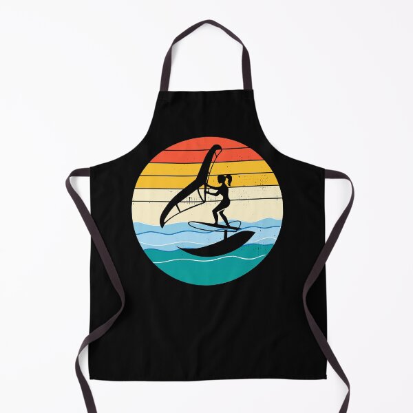 Item preview, Wing Foiling Surfing Vintage Retro Sunset designed and sold by CuteDesigns1.