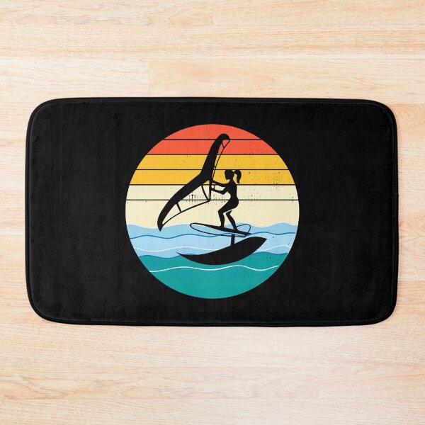 Item preview, Wing Foiling Surfing Vintage Retro Sunset designed and sold by CuteDesigns1.