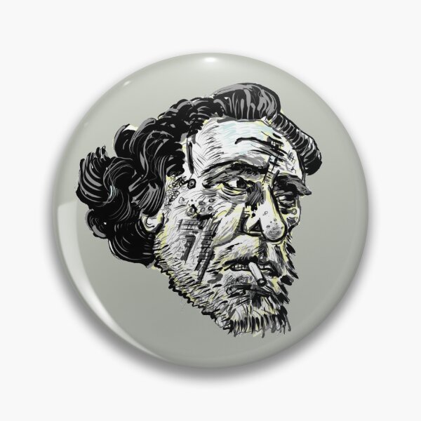 Item preview, Charles Bukowski Sticker designed and sold by lorcagrimes.