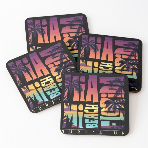 Item preview, Miami Beach Florida Surf's Up designed and sold by TeeSwagDesings1.