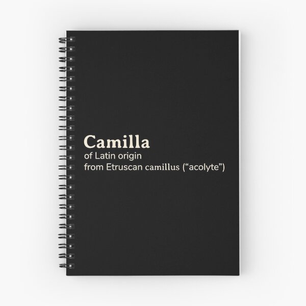 Item preview, Camilla name etymology designed and sold by YourNameStory.