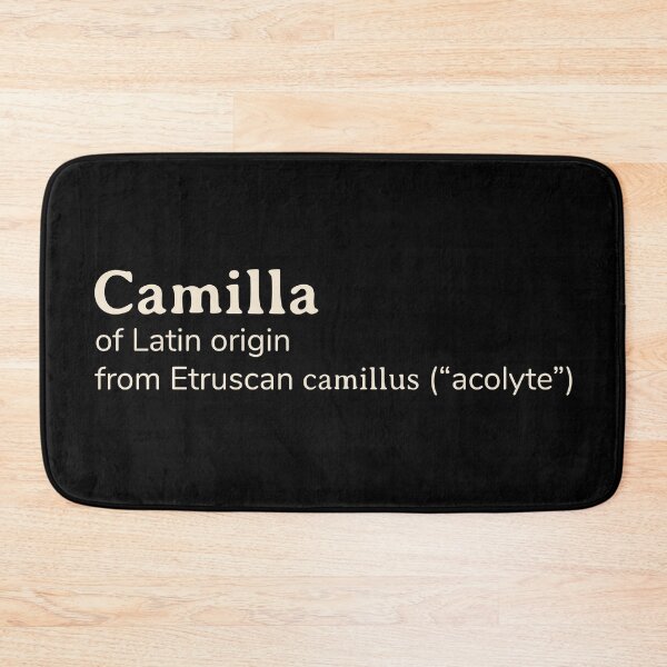 Item preview, Camilla name etymology designed and sold by YourNameStory.
